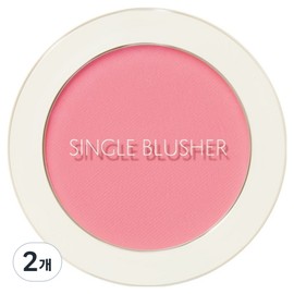 Saemmul single blusher 5g, PK04 rose ribbon, 2 pcs / 샘물 싱글 블러셔 5g, PK04 로즈 리본, 2개