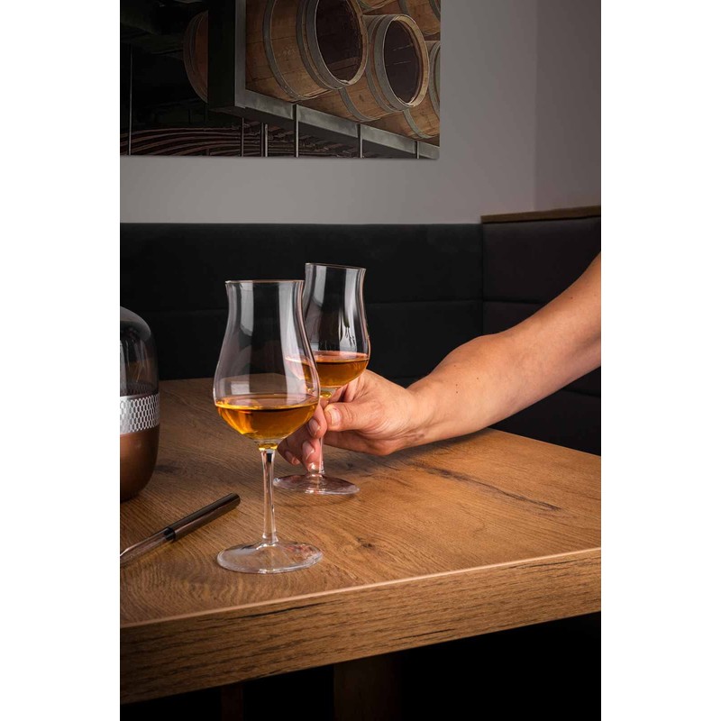 2 Stück Eisch Rumglas Jeunesse 514/63 handgefertigt