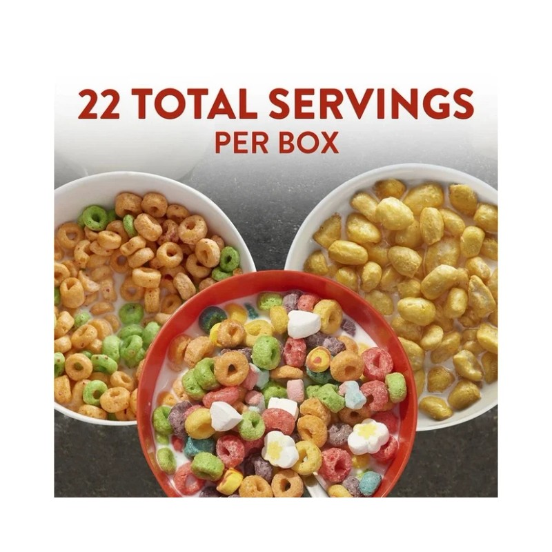 Kellogg's Cereal Variety Pack 37.3 oz – Assorted Favorite Flavors