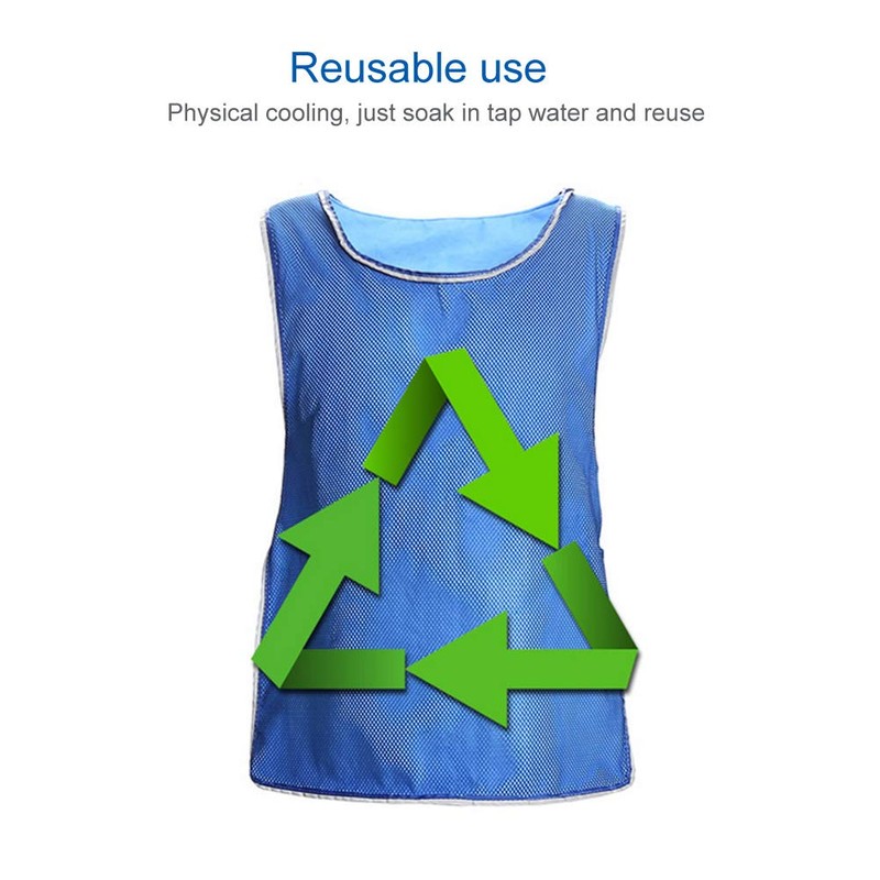 Canyita Ice Cooling Vest Outdoor Reusable Summer Cooling Vest Resistant