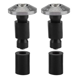 DEWIN Handlebar Plug, Bar End Plug 7/8inch Motorcycle Handlebar End Slider Plug Caps for Racing ATV Offroad 22MM(Titanium)