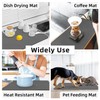LOPNUR Kitchen Dish Drying Mat, 31.5"x17" Extra Large Dish Drying
