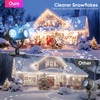 Snowflake Projector Lights Outdoor, Upgrade 2.0 HD Dynamic Christmas Projector