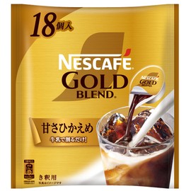 Nescafe Gold Blend Potion Sweetness, 18 Pieces, Bag, Iced Coffee, Concentrate, Diluted