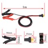 HCFeng 14AWG XT60 to Battery Alligator Clip Cable XT60 Conncter