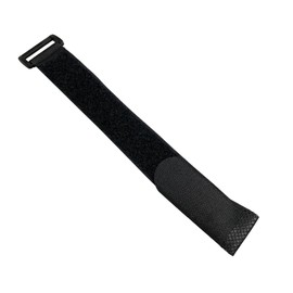 Alfatex® by Velcro® Brand strapping Cable Ties with buckle Band luggage Strap Black 3cmx30cm x2