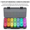 Three times a day portable pill box, seven days 21
