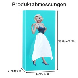 Tissue Box Skirt for Girls, Skirt Tissue Box Cover, Bag Box with Flying Skirt, Retro Girls Handkerchief Box, Creative Skirt Cosmetic Bag Box