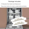 2Pcs WD08X10015 Dishwasher Door Gasket Insert Replacement Fit for GE