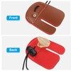 PATIKIL Archery Finger Tabs, Leather Archery Finger Guard Protective Gear,