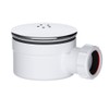 Universal Outlet Chrome Shower Trap - 90mm Shower Drain, Easy