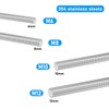 GUEEYUAW 4 Pcs Fully Threaded Rod M6 × 200mm/7.87" 304