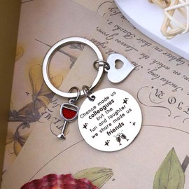 Leaving Gifts for Colleagues Women, Gifts for Colleagues, Thank You Gifts for Colleagues, Leaving Presents for Colleagues, Chance Made Us Colleagues Gifts, Work Colleague Keyring Goodbye Coworker