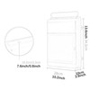Fenteer Lockable Wall Hanging Mailbox Post Box 34.5x26x10cm Suggestion Box