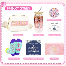 SiplyHaven Cheerleader Gifts Set - Cheer Stuff for Girls Cheerleading Lovers Gift for Women Sports Fans, Birthday & Christmas Presents, Gifts for Teenage Girls
