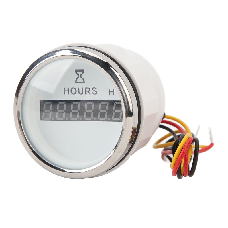 DC 9‑32V 52MM Boat Round Digital Hour Meter High Precise