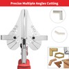 GARTOL Ratchet Miter Shears for Angular Cutting Molding Crafting,Adjust 45-135
