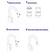 3 Pack 3-Color Temperature Sensitive Gradient LED Water Faucet Light