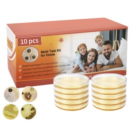 10 Set Mold Test Kit for Home,Surfaces & Indoor Air Quality, Simple and Easy Detection Tests for HVAC System, Black Mold Testing Kits Including Detailed Mold Identification Guide, Air Tester at Home