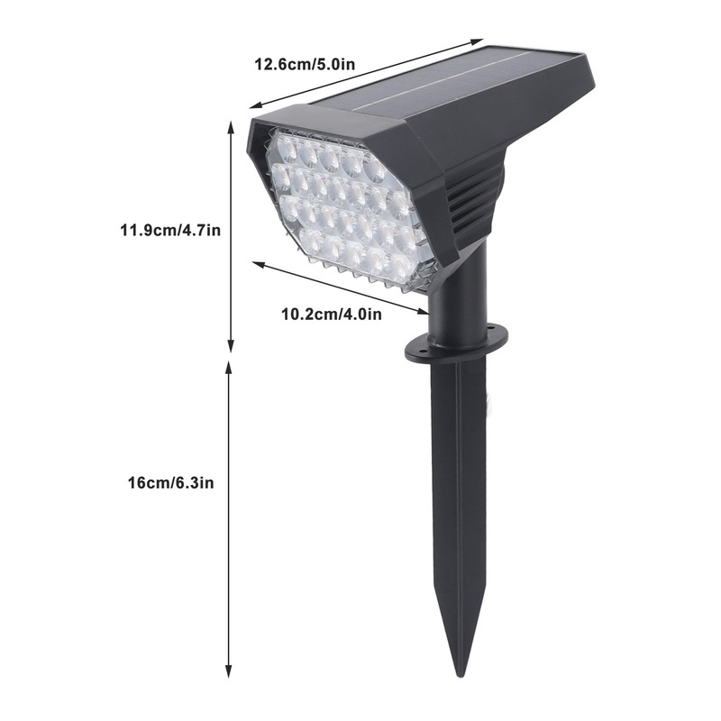 Solar Garden Lights Professional 24 LEDs IP54 Waterproof Solar Landscape