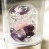 VitaJuwel ViA WELLNESS - Crystal Water Bottle with Amethyst, Rose
