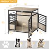 DWVO Dog Crate Furniture, 32 Inch Dog Kennel Indoor Furniture