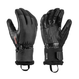 LEKI Women's Lantana 3D GTX Warm Gore-Tex Waterproof Gloves for Skiing, Snowboarding & Cold Weather - Graphite Black - Small