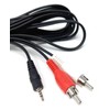 DRUT 1.5m 2.5mm 4 pole Jack to 2 x RCA