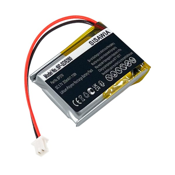 Sisawia Replacement Battery for Dogtra 280C Receiver,282C Receiver,Trainers ARC,BP37W,300mAh/3.7V