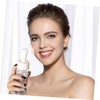 Gatuida 4pcs Transparent Foaming Bottles Travel Dispenser for Shampoo Hand