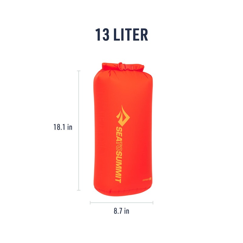 Sea to Summit Lightweight Dry Bag, Multi-Purpose Dry Storage, 13