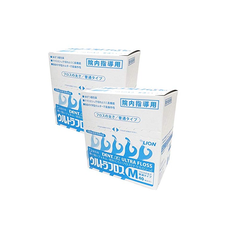 Lion DENT.EX Ultra Floss, Pack of 40, M x 2
