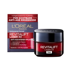 L'Oréal Paris Revitalift Laser X3 Day Care Anti-Ageing Face Care with Triple Effect with Hyaluronic Acid 50 ml