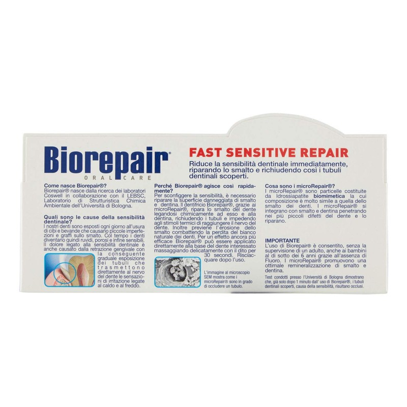 Biorepair: "Fast Sensitive Repair" Toothpaste with microRepair, New Formula -