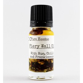Pure Hoodoo | Fiery Wall of Protection Oil 10ml - Used in Spells of Banishing and Protection