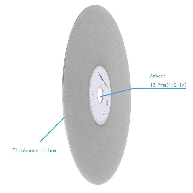 ChilternCasa 6 Inch Diamond Grinding Disc, Coated Flat Lap Disk
