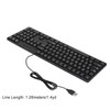 SUNGOOYUE Wired Keyboard, 104 Keys USB Interface Wired Arabic Keyboard