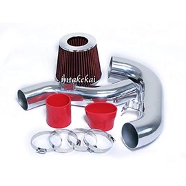 INTAKEKAI Performance Air Intake (Compatible with 2005-2008 SUBARU OUTBACK LEGACY 2004-2006 SUBARU BAJA 2004-2007 SUBARU FORESTER 2.5 2.5L TURBOCHARGED MODELS) (RED)