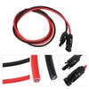 Conectores Par de Rojo, 2pcs Cables de PV de Panel