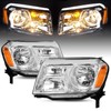 SOCKIR Headlight Assembly Pair Fit for 2012 2013 2014 2015
