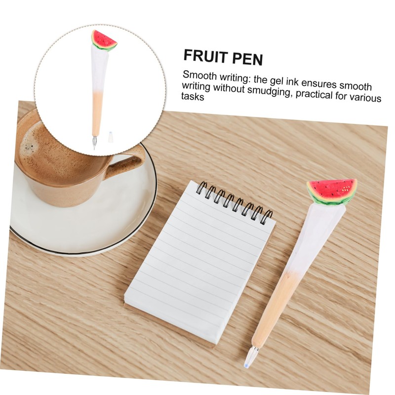Operitacx Unique Carved Watermelon Gel Ink Pens Cute Supplies for
