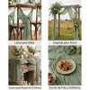Caminos De Mesa Gasa Elegante Boho Decoración De Mesa Y