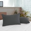 PiccoCasa Zippered Pillowcases, 100% Brushed Microfiber Polyester Pillow Case Cover,