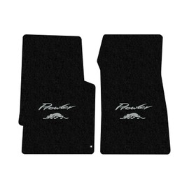 Lloyd Mats Heavy Duty Carpeted Floor Mats for Plymouth Prowler 1998-2000 Black (2PC - Silver, Black)