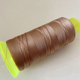 Brown Weaving Thread for Sewing,100% Polyester Sewing Machine Thread for Hair Extension (Brown)