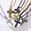 Polished Plain Egyptian Ankh Cross Religious Pendant Necklace Talisman Jewelry