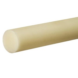 Nylon Plastic Rod - 2" Diameter x 1 ft. Long