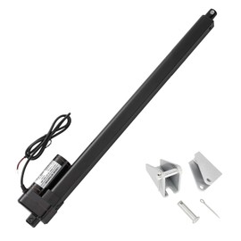JQDML 26 Inch 26" Long Stroke 660lbs/3000N Speed 5mm/s Heavy Duty IP65 Waterproof Linear Actuator 12V Electric Actuator with Mounting Brackets