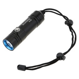 SecurityIng Diving Light, 800 Lumens, IPX-8 Waterproof, Diver Light, Underwater Light, 80 Meters, 4 Dimmable Modes, LED Flashlight, Diving, Disaster Prevention, Earthquake Prevention, Fishing,