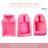 ZQWE 3D Perfume Bottle Pigment Bottle Clay Molds Chocolate Candy